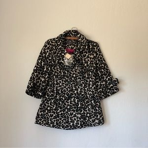 NWT Forever 21 XXI Cheetah Print Blazer Medium